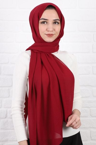 Aerobin Kumaş Şal Bordo