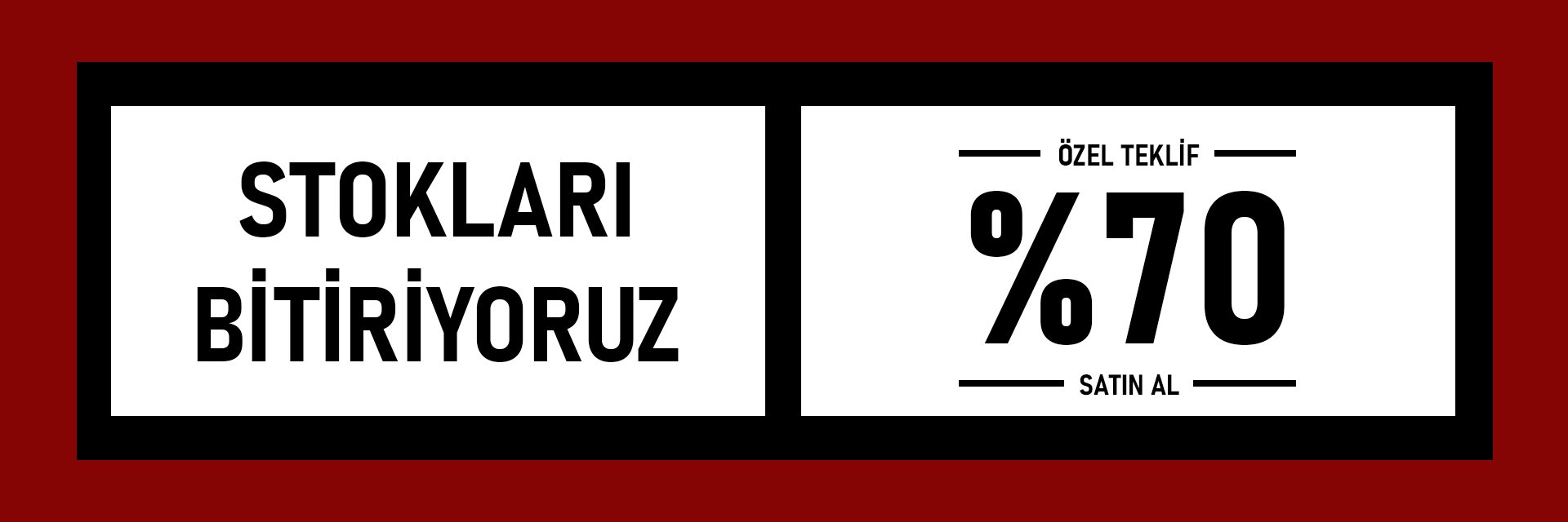 Stokları Bitiriyoruz